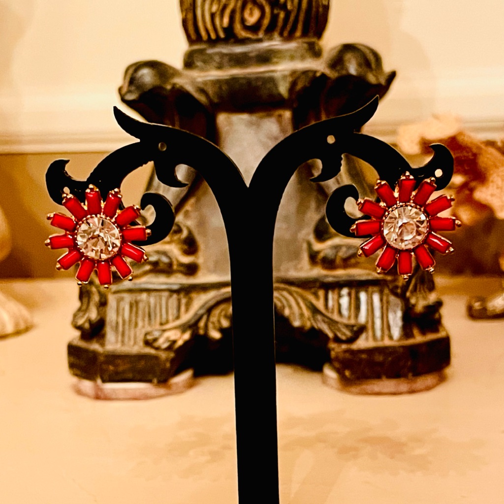 Redstud Earrings